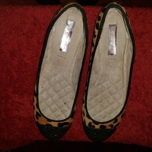 Cheetah print flats